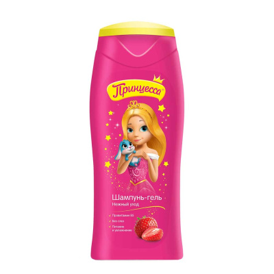 Шампунь-гель Нежный уход 250 мл Принцесса 1